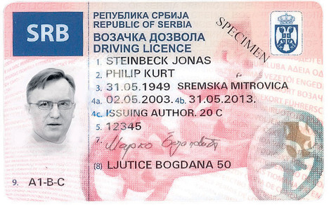 Patente di guida serba - Возачка дозвола